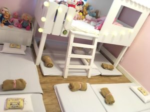 kits de dormir infantis da Luni festa do pijama simples