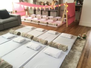 tenda gigante da luni e kits de dormir festa do pijama meninas