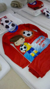 pijama infantil personalizado com calça para festa do pijama