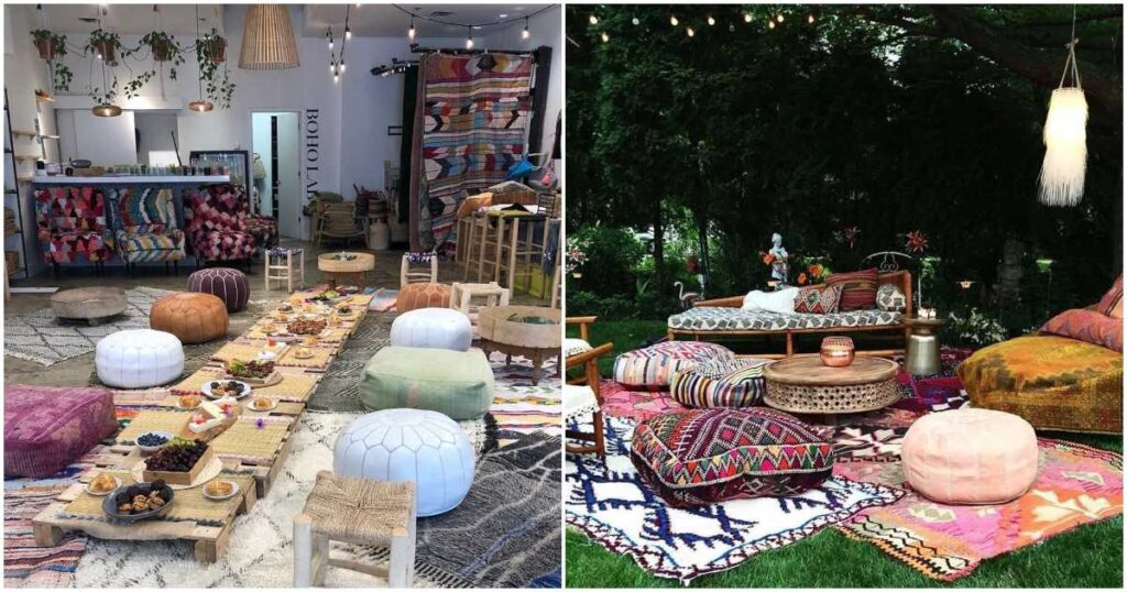 Piquenique estilo Boho Chic