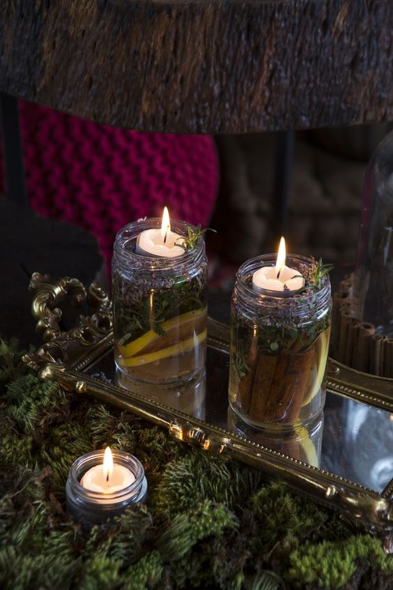 Velas para decoração