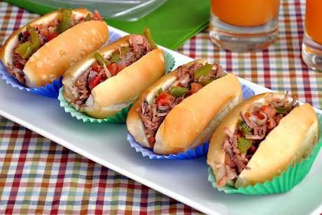 Lanche para cardápio de festa cringe
