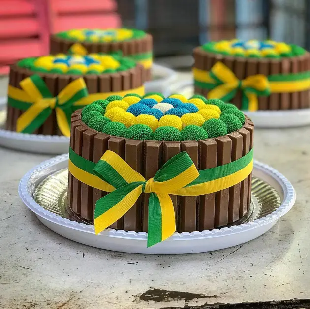 Bolo inspirado na Copa