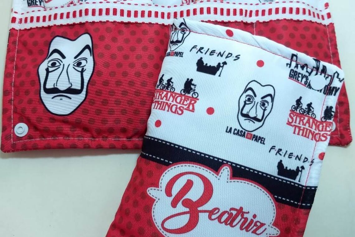 kit higiene infantil para festa do pijama